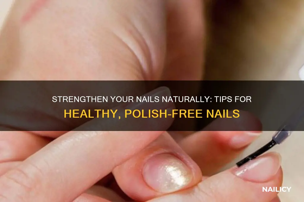 how to keep nails strong without nail polish
