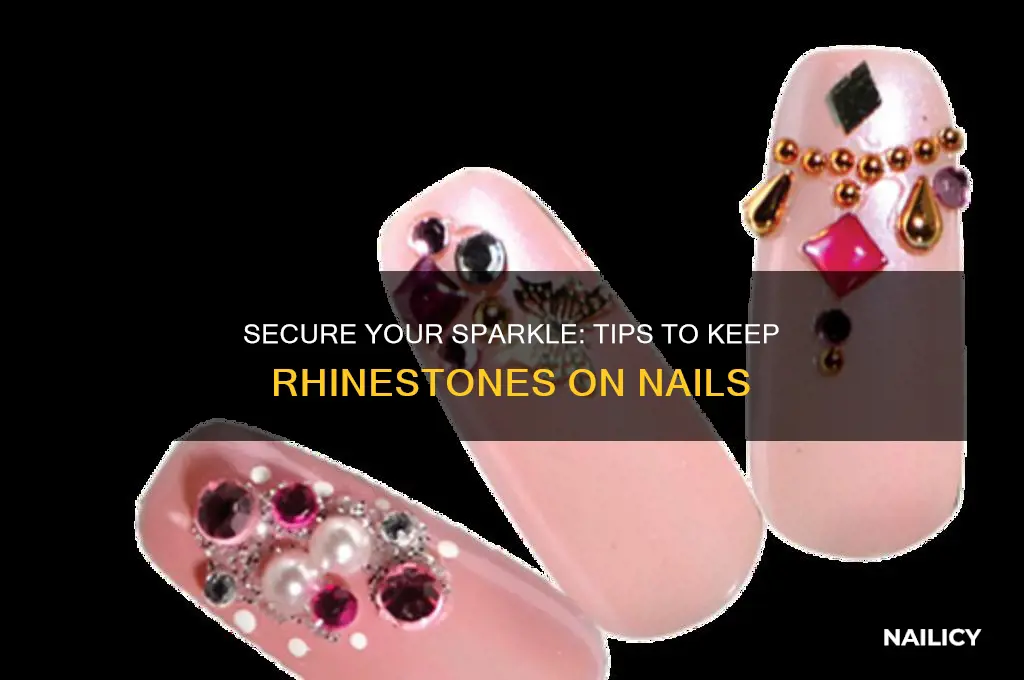how to keep rhinestones from falling off nails