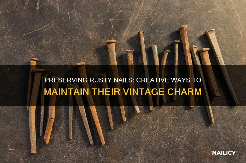 how to keep rusty nails