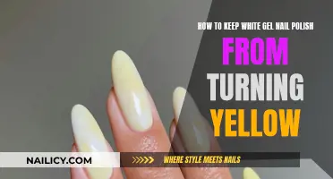 Prevent Yellowing: Tips for White Gel Nail Polish