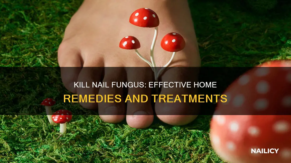 how to kill fungas under finger nail