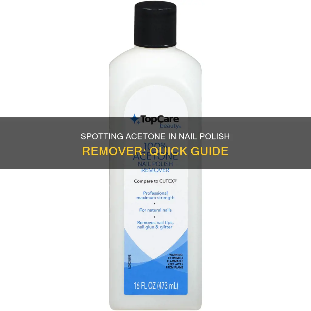 how to know if your nail polish remover has acetone