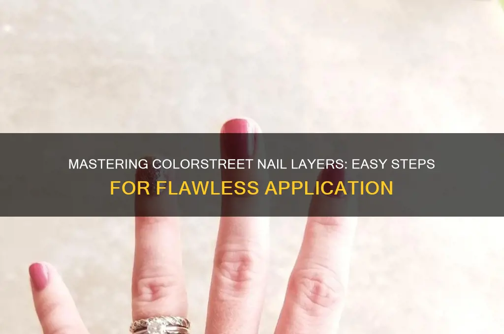 how to layer colorstreet nails