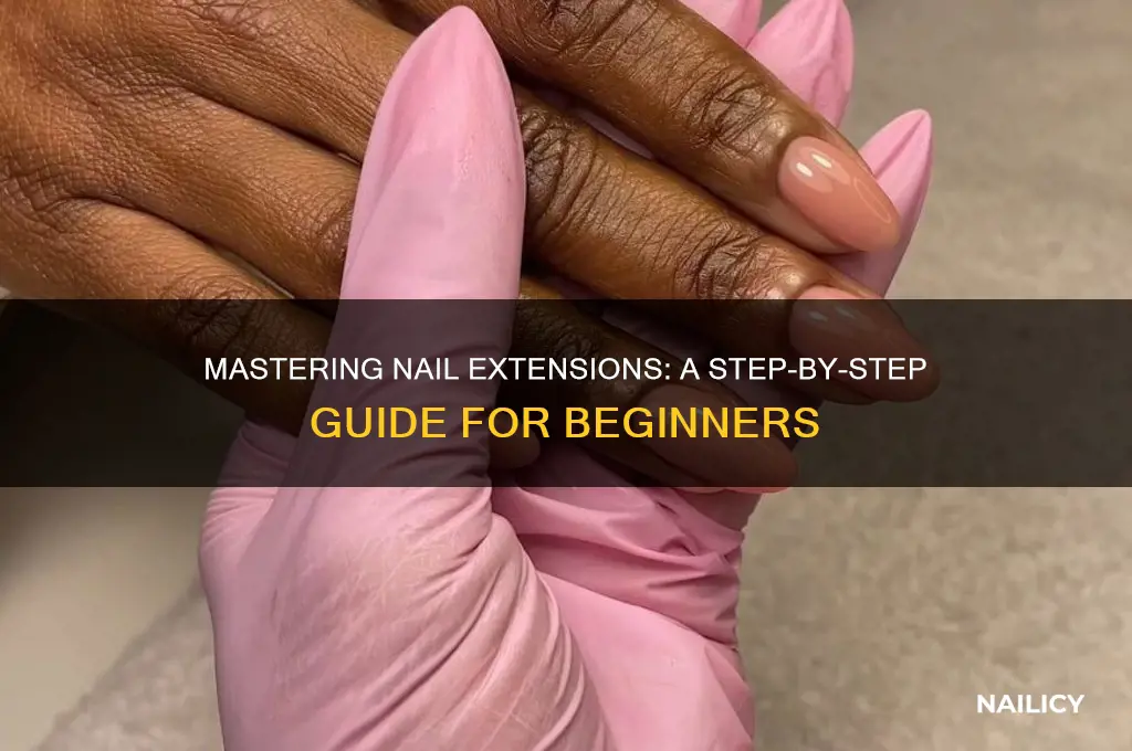 how to learn nail extension