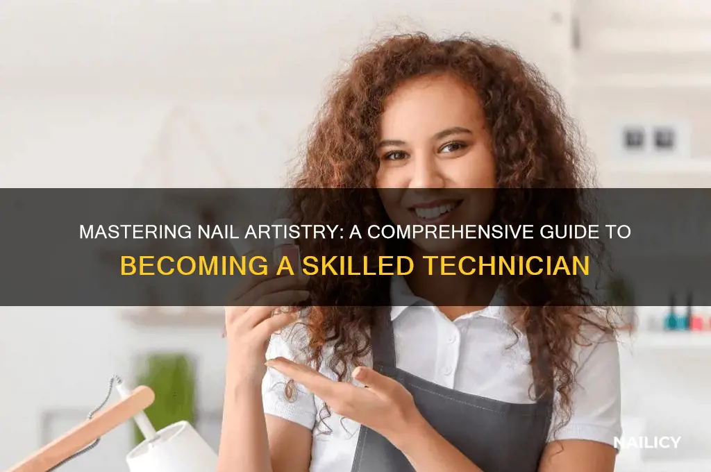 how to learn nail technician