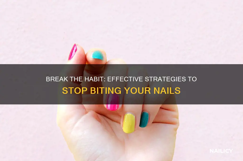 how to learn not to bite your nails