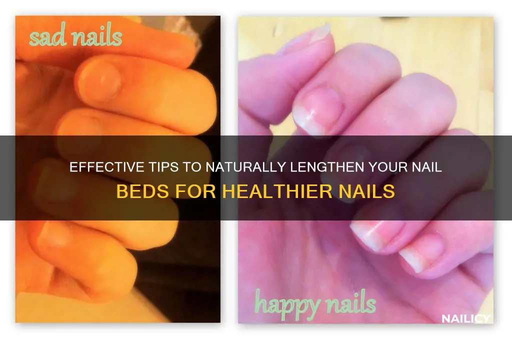 how to lengthn nail bed