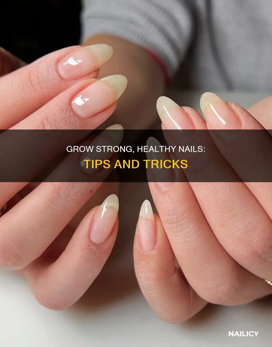 how to let your nails grow out