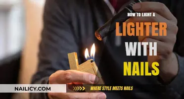 Master the Art: Lighting a Lighter Using Only Your Nails