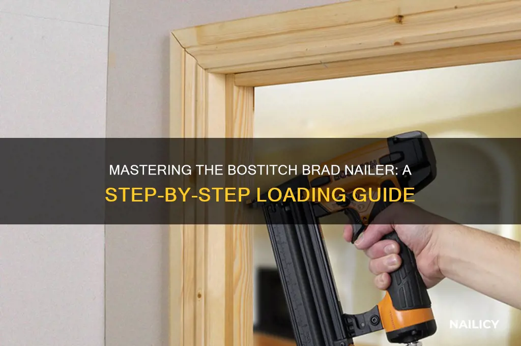 how to load a bostitch brad nailer