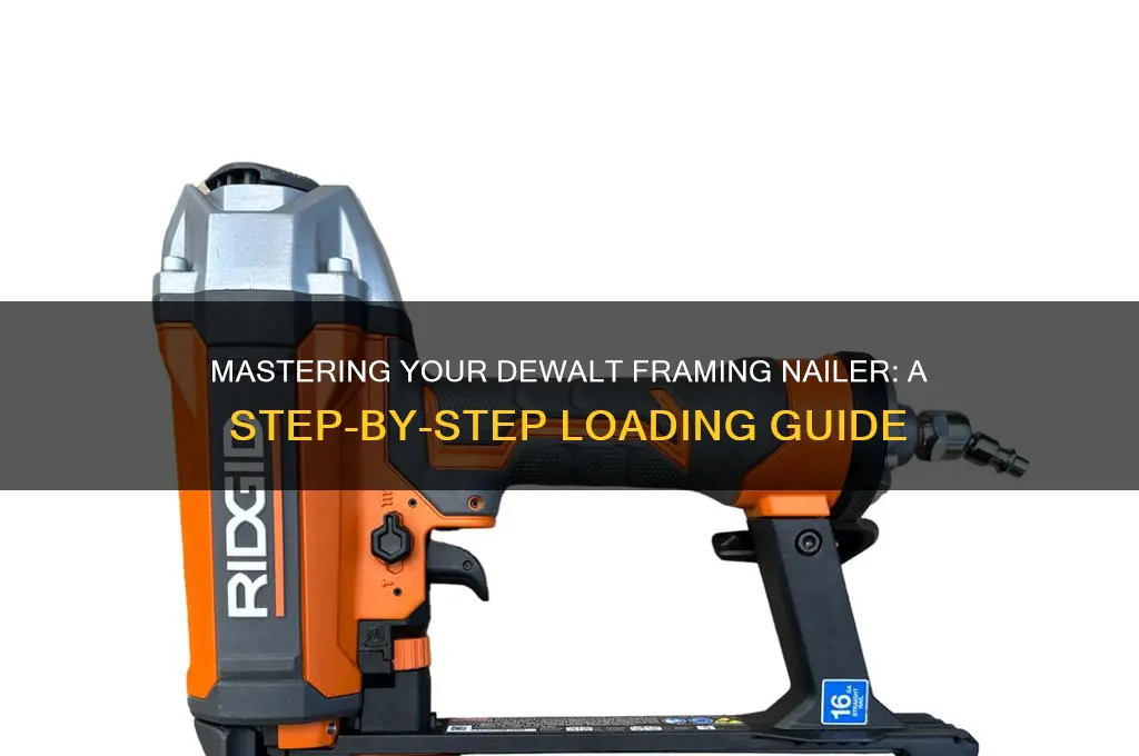 how to load a dewalt framing nailer