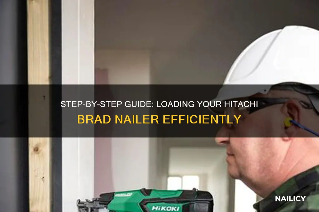 how to load a hitachi brad nailer
