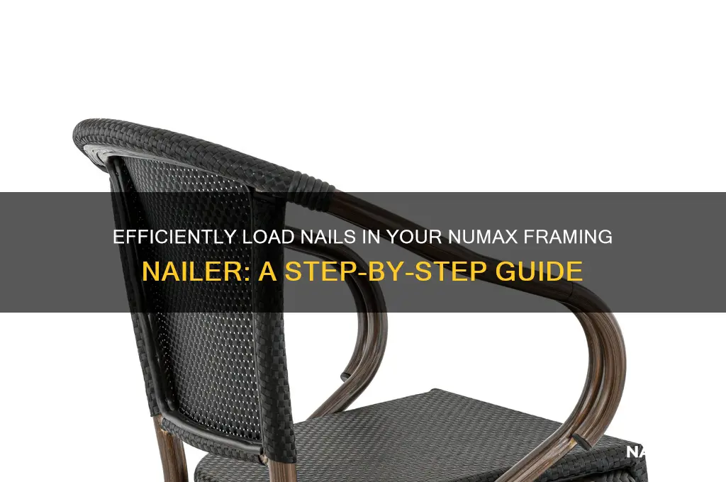 how to load nails in numax framing nailer