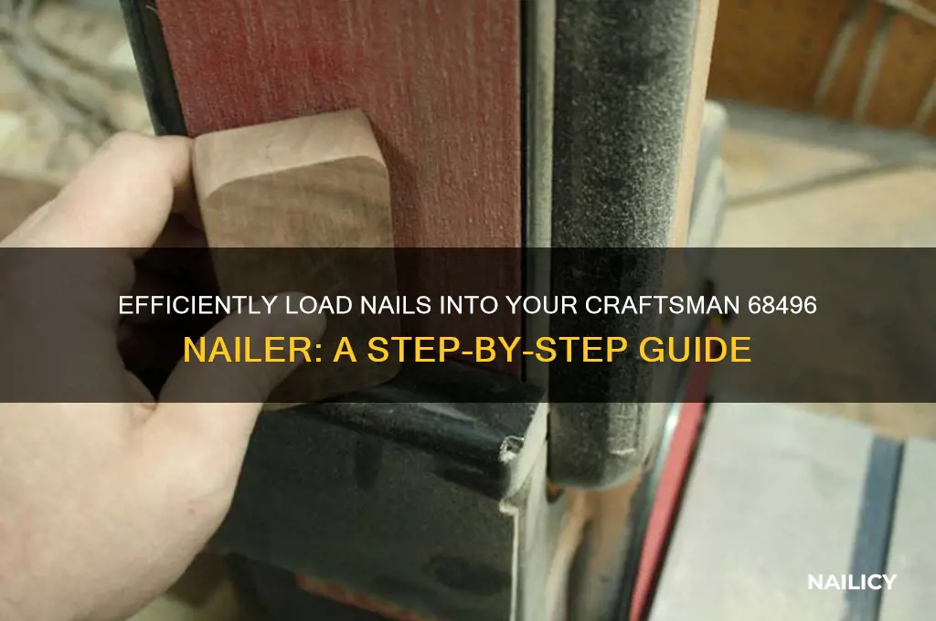 how to load nails into craftsman 68496