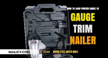 Porter Cable 16-Gauge Nailer: Loading and Firing