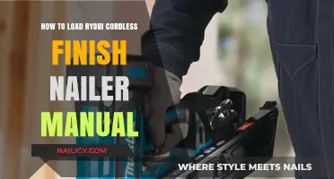 Master Your Ryobi Cordless Finish Nailer: Easy Manual Loading Guide