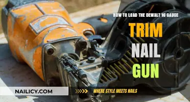 Loading the Dewalt 16 Gauge Trim Nail Gun: A Step-by-Step Guide