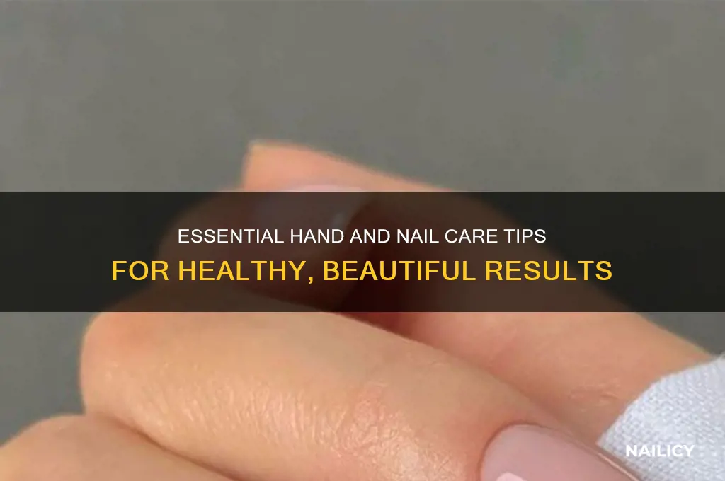 how to look after my hands and nails