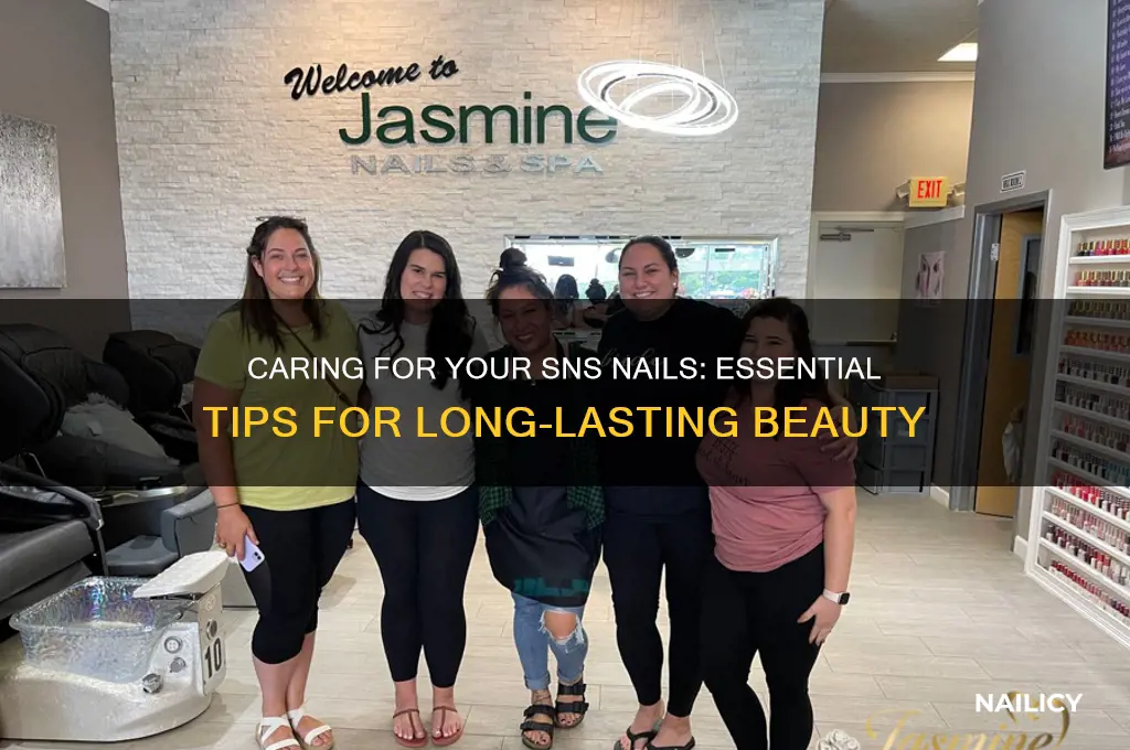 how to look after your sns nails