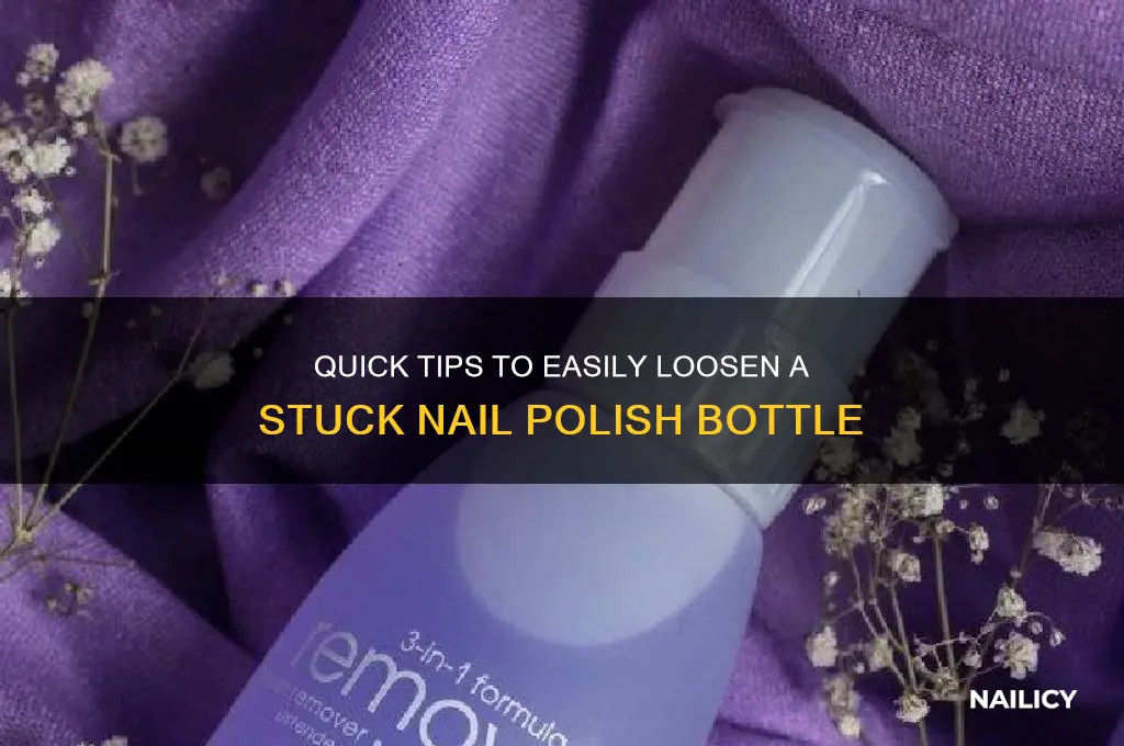 how to loosen a nail polish bottle