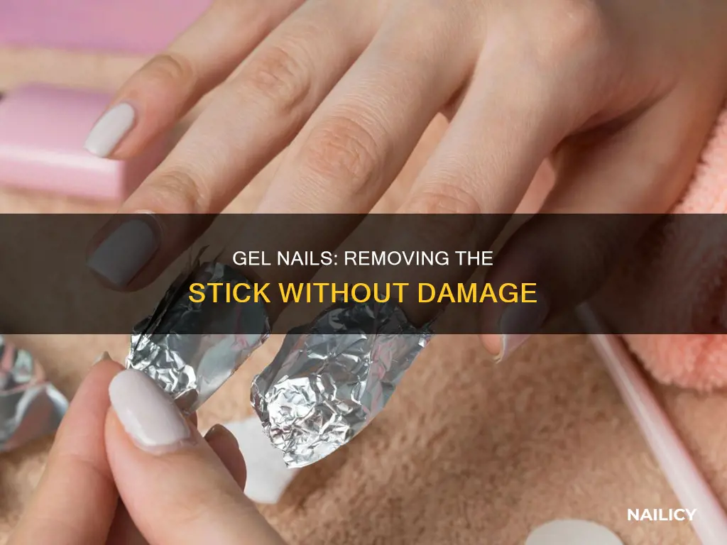 how to loosen gel nails