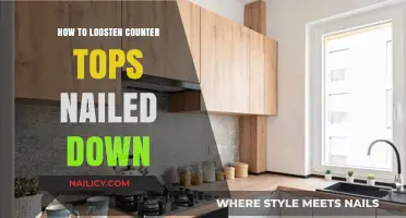 Easy Steps to Safely Loosen Nailed-Down Countertops Without Damage