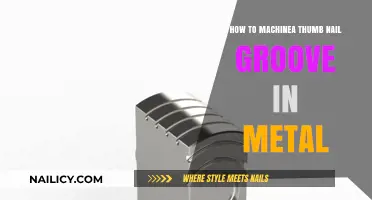Machining Thumb Nail Grooves in Metal: A Step-by-Step Guide