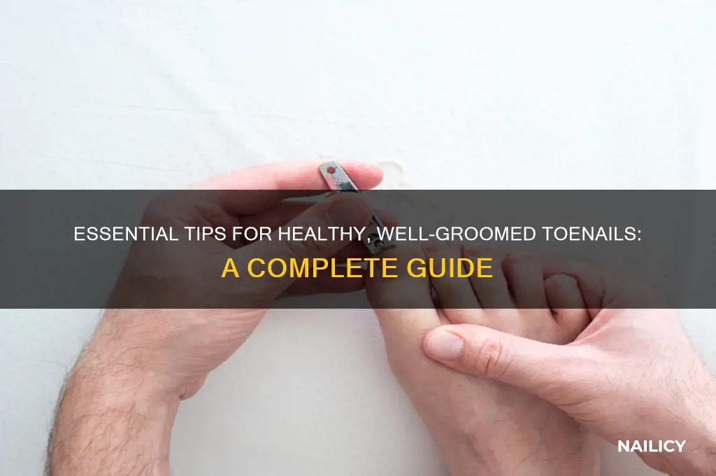 how to maintain foot nails
