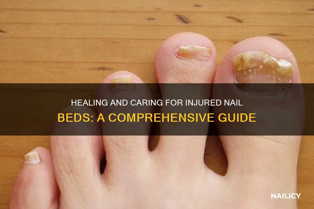 how to maintain nail bed after nail injury