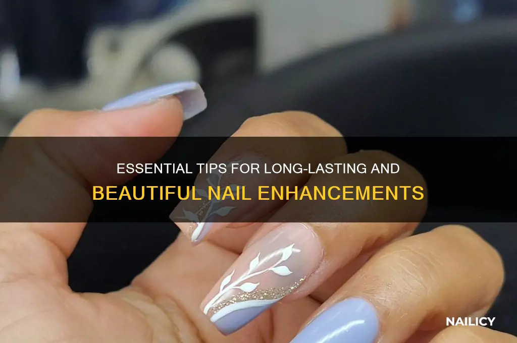 how to maintain nail enhancements