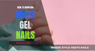 Gel Nails Care: Maintaining Pristine Whites