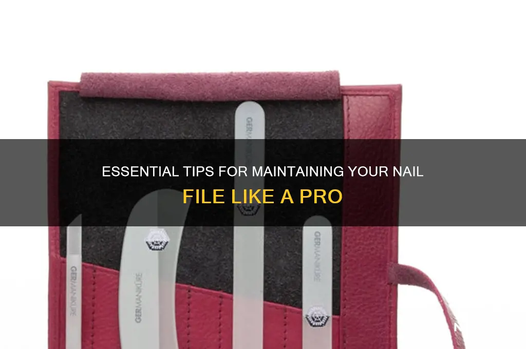 how to maintanence nail flier