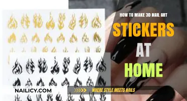 Create 3D Nail Art Stickers: A Simple DIY Guide