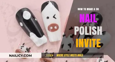 Crafting Creative 3D Nail Polish Invitations: A Step-by-Step DIY Guide
