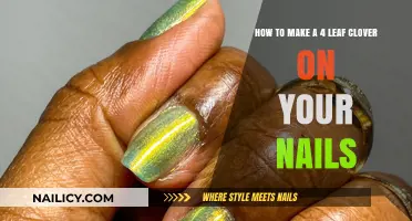Creating Lucky Four-Leaf Clover Nail Art