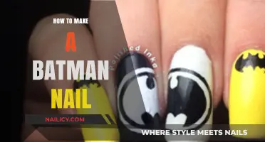 Creating the Batman Nail Art: A Step-by-Step Guide