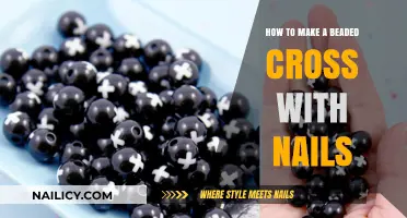 Creating a Beaded Cross: Nails and Beads Art
