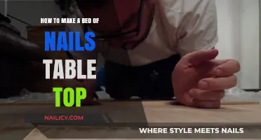 Creating a Bed of Nails Table Top