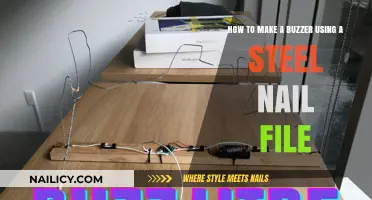 Crafting Creativity: DIY Buzzer from a Steel Nail File
