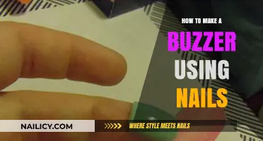 Crafting a Simple Buzzer with Nails: A DIY Guide