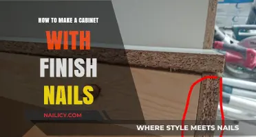 Building a Cabinet: Finish Nails for a Flawless Look
