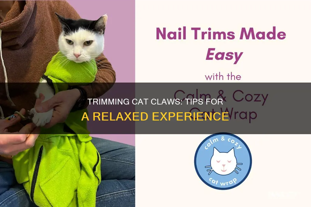 how to make a cat comfortable with nail cutting