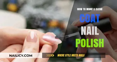 DIY Clear Coat Nail Polish: Easy Homemade Recipe for Shiny Nails