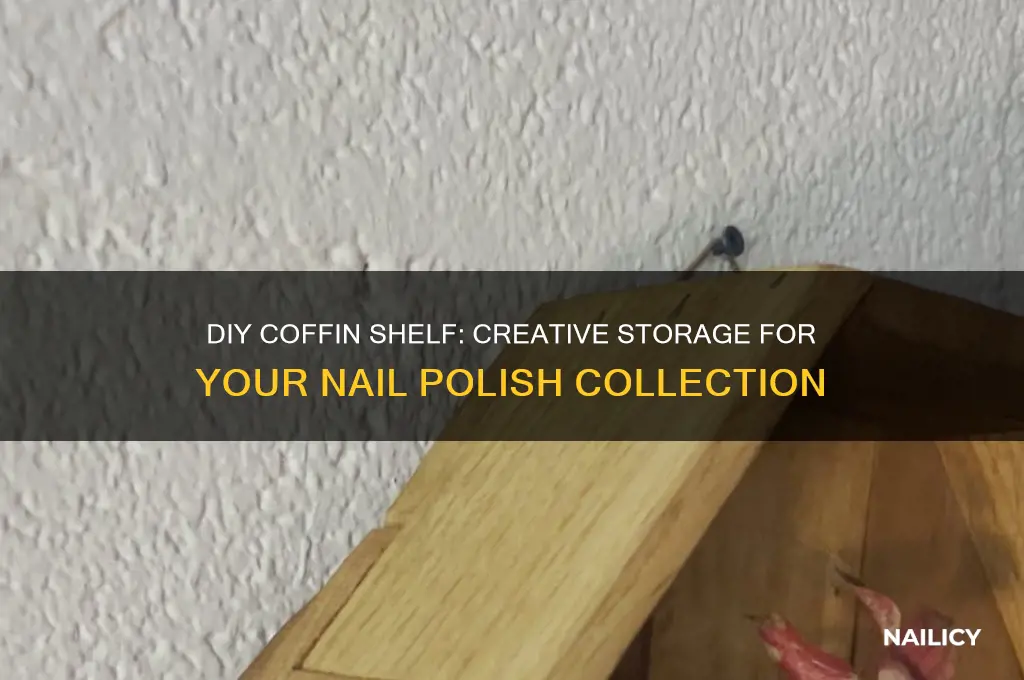 how to make a coffin shelf for nail polish