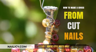 Creating a Cross: Crafting with Cut Nails