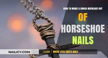 Creating a Cross: Horseshoe Nails Transformed