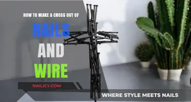 Creating a Cross: Nails and Wire Art