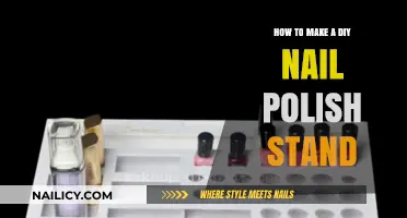 Creative DIY Nail Polish Stand: Organize Your Collection with Style