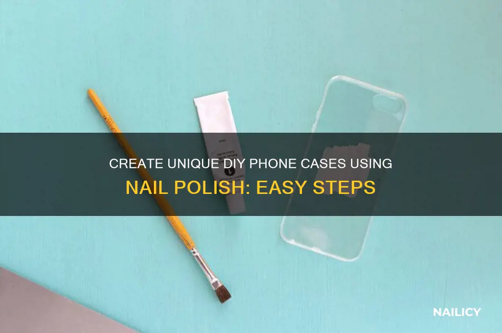 how to make a diy phone case with nail polish