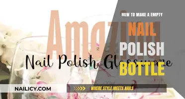 Creative DIY Guide: Crafting an Empty Nail Polish Bottle